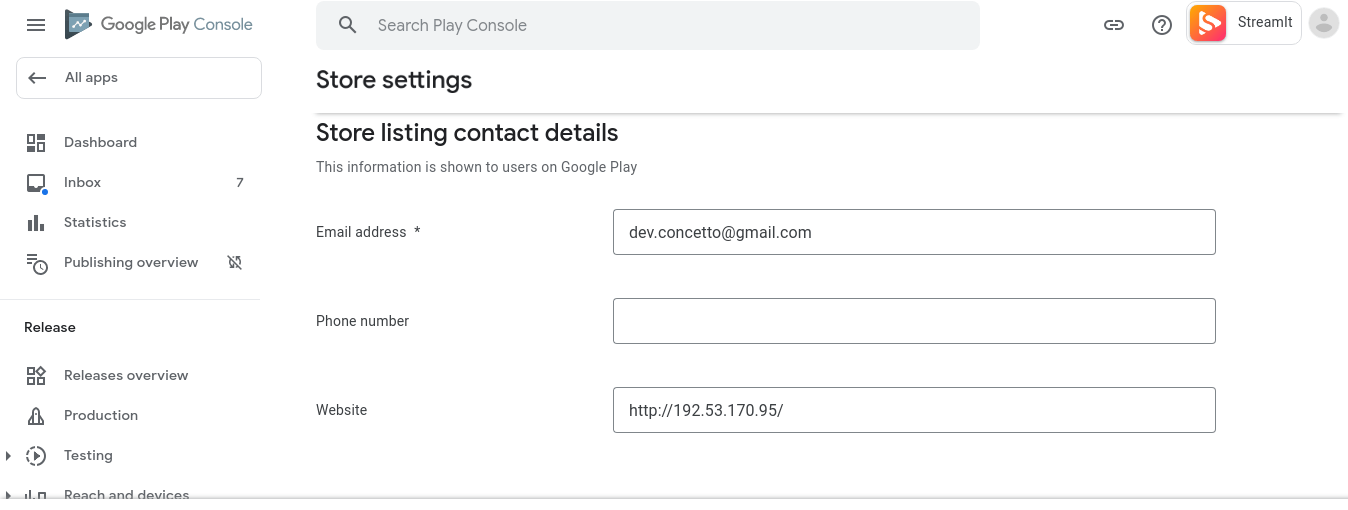 Contact Details: Contact Details: