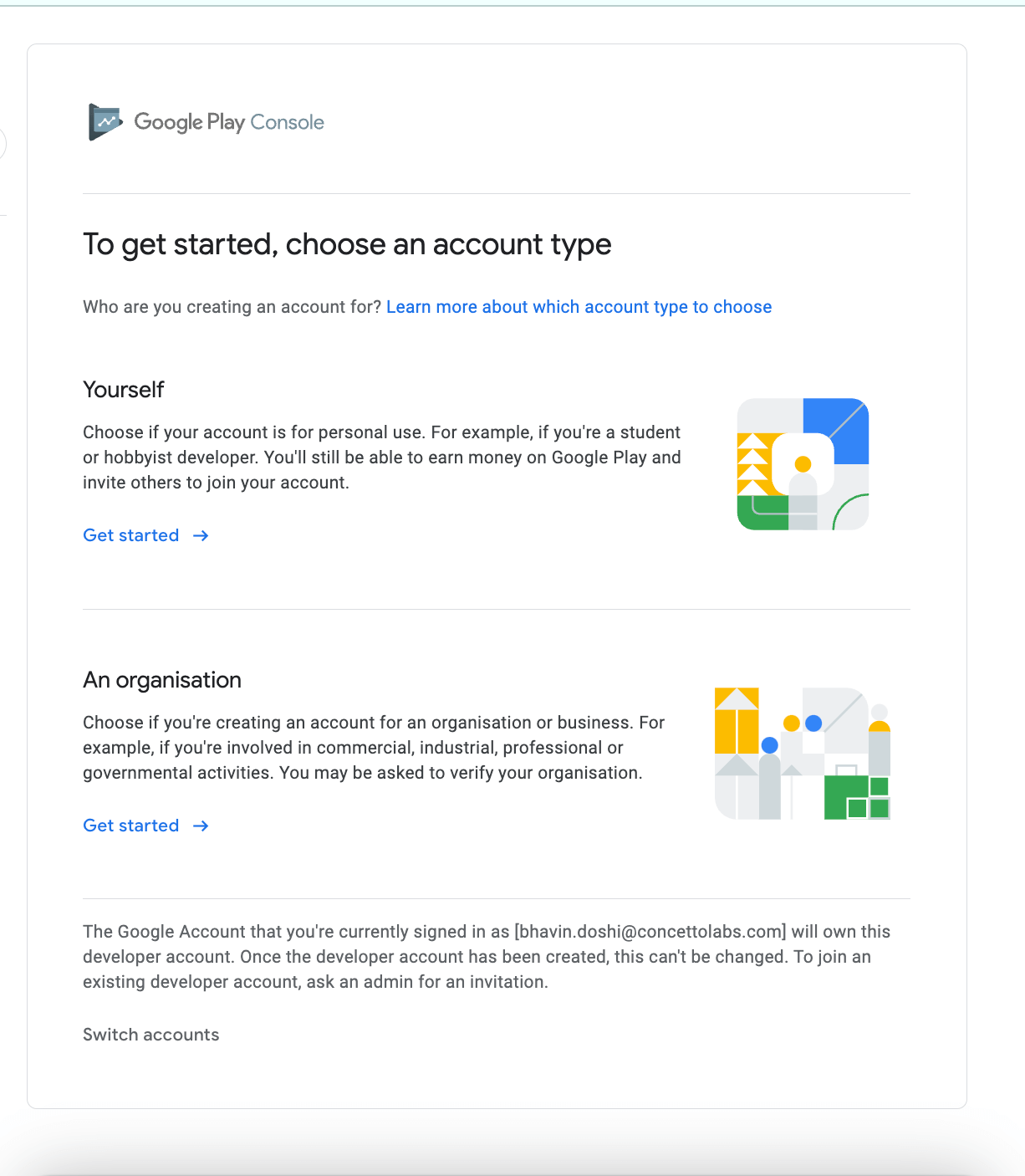 Create a Developer account Create a Developer account