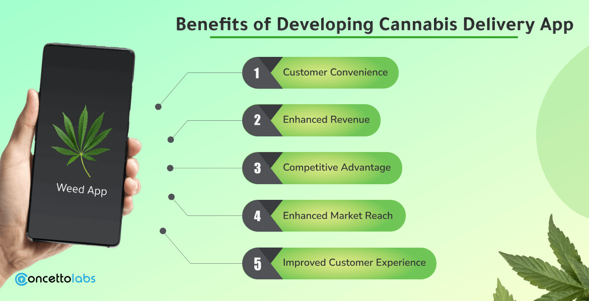 Benefits of Developing a Cannabis Delivery App Benefits of Developing a Cannabis Delivery App