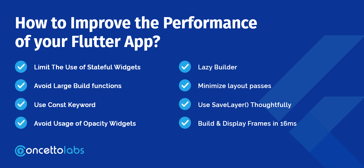 How to Improve the Performance of your Flutter App? How to Improve the Performance of your Flutter App?