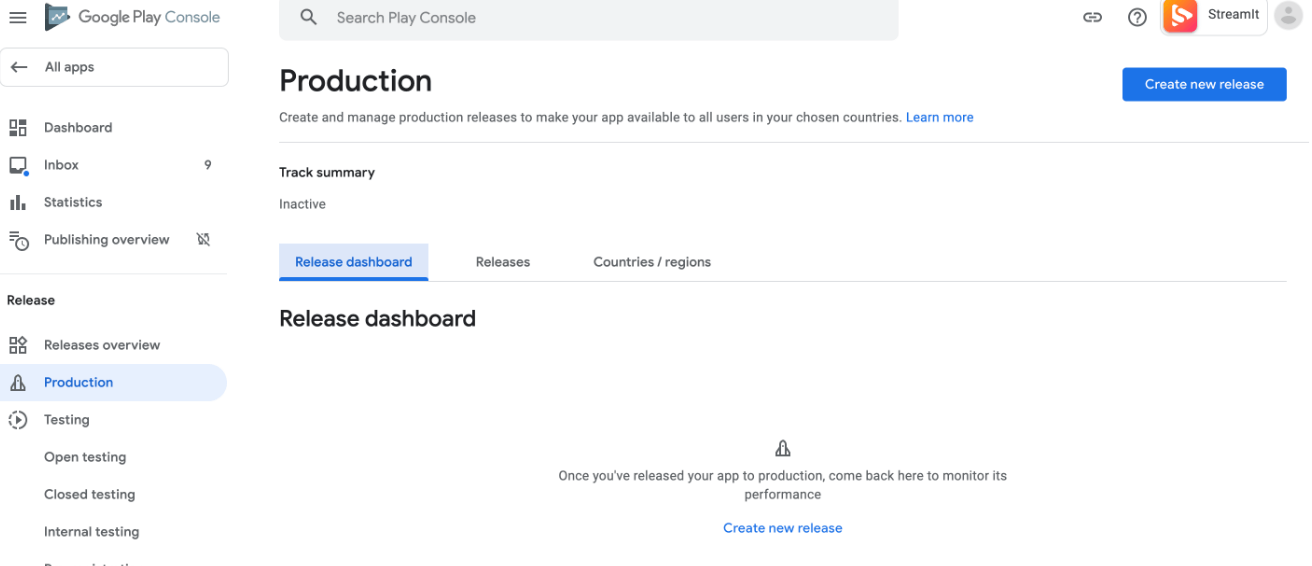 CREATE RELEASE CREATE RELEASE